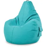 Green Bean Sitzsack Hellblau, Textil, Füllung: Styroporkugeln, Oval, 70x90x80 cm, Hergestellt in Deutschland, Wohnzimmer, Hocker, Sitzsäcke, XXL Sitzsäcke