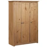 vidaXL Kleiderschrank 3-Türig 118×50×171,5 cm Kiefer Panama Serie