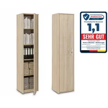 home collective Bücherregal Kleiderschrank 40 x 35 x 180 cm Beige