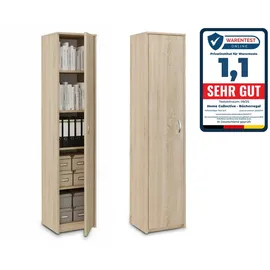 home collective Bücherregal Kleiderschrank 40 x 35 x 180 cm Beige