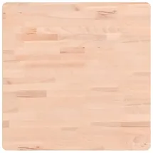 vidaXL Tischplatte, 60x60x2,5 cm Quadratisch Massivholz Buche