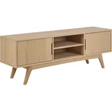 VCM Marte TV-Lowboard 160 x 40 x 55 cm Weiß Spanplatte