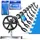 Kesser Premium Aufrollsystem schwarz 3 m - 5,70 m