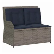 vidaXL Gartenbank 1-tlg 220 x 60 x 70 cm Grau