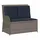 vidaXL Gartenbank 1-tlg 220 x 60 x 70 cm Grau