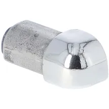 Btec Außenecke für Fliesenschiene, Fliesenprofil, Rundkantenprofil, Edelstahl (V2A) glänzend, 8 mm Höhe