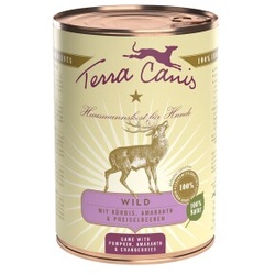 Terra Canis Classic Adult 6x400g Wild mit Kürbis, Preiselbeeren & Amaranth