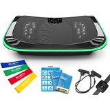 Bluefin 4D Vibrationsplatte - Leistungsstarkes Fitnessgeräte für Zuhause - Sportgerät ideal für Ganzkörpertraining - Muskelaufbau & Abnehmen - Massagegerät - 4.0 Bluetooth Lautsprecher - Home Workout