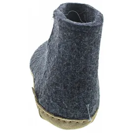 Glerups Hüttenschuhe Blau 38