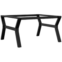 VidaXL Couchtisch-Gestell in Y-Form 80x70x43 cm Gusseisen - Schwarz