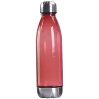 Auleset Kunststoff-Wasserkocher, große Kapazität, für Fitness, Cola, transparent, Rot