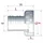 Boni-Shop® Pvc Schlauchtülle, Mit Überwurfmutter, 2" Ig X 40 Mm