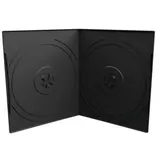 MediaRange BOX10-2, DVD-Hülle, 2 Disks, Schwarz, Kunststoff, 120 mm, 125 mm