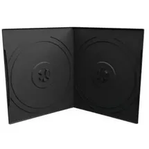 MediaRange BOX10-2, DVD-Hülle, 2 Disks, Schwarz, Kunststoff, 120 mm, 125 mm