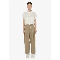 Freshlions Klassische Bluse FRESHLIONS "Savannah", Damen, Gr. XL, weiß, 100% Leinen, unifarben, normal, Blusen, mit lockerer Passform