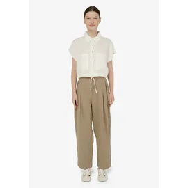 Freshlions Klassische Bluse FRESHLIONS "Savannah", Damen, Gr. XL, weiß, 100% Leinen, unifarben, normal, Blusen, mit lockerer Passform