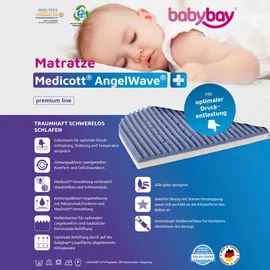 Babybay Matratze Medicott AngelWave für Maxi/Boxspring blau