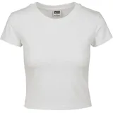 URBAN CLASSICS Cropped T-Shirts in white - Gr.: XXL