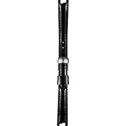 Tissot - Leder Flamingo Lederband Schwarz T600036538 - genarbt,rind,schwarz