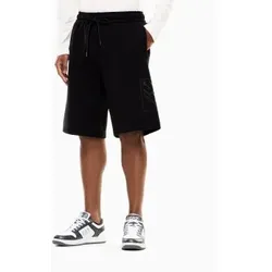 EA7 für Herren. 7M001491_AF17787 Shorts Logo Serie M schwarz (3XL), Sportlich, Baumwolle, Laufen, Sportbekleidung, Klassisch, Multisport