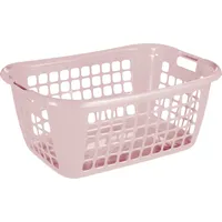 SUNWARE Wäschekorb Basic 79L rosa 65 x 45 x