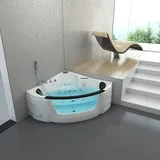 Home Deluxe Laguna L Mini Whirlpoolbadewanne 135 x 135 cm