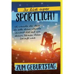 Geburtstagskarte  Radfahrer 512448   Bild