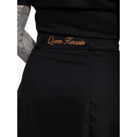 Queen Kerosin Workwear Kleid Schwarz M