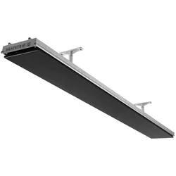Heatstrip Design Dunkelstrahler: 2400 - ohne Fernbedienung Aluminium