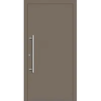 Haustür mit Fingerprint "GESA" 79 mm RC2 Beigegrau RAL 7006 beidseitig innen öffnend DIN links