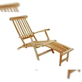 möbelliebling SAM Gartenliege 150 x 60 x 100 cm beige klappbar