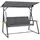 Outsunny Hollywoodschaukel Grau 3-Sitzer