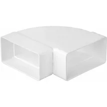 airRoxy Flachkanal 90° Bogen horizontal System 110x55mm