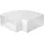 airRoxy Flachkanal 90° Bogen horizontal System 110x55mm