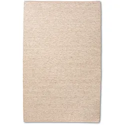 Allgäuer Teppichmanufaktur Webteppich Alpina Elegance 200 x 300 cm Schurwolle Beige Creme