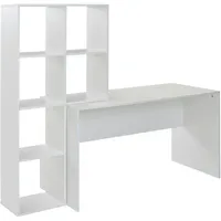 KADIMA DESIGN Schreibtisch mit Regal 170x59x143,5 cm Bürotisch Modern,