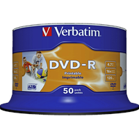 Verbatim DVD-R 4,7 GB 16x bedruckbar 50 St.