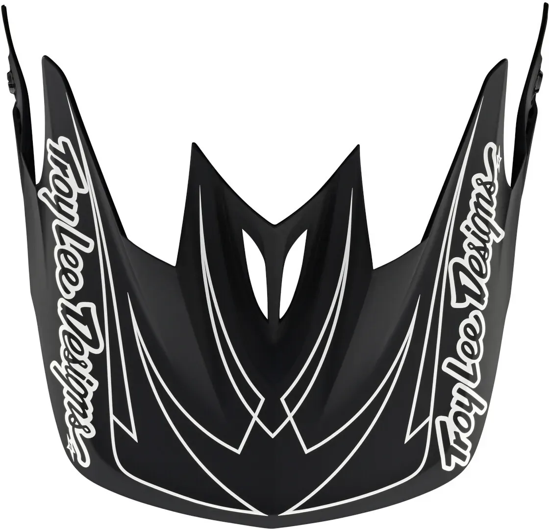 Troy Lee Designs D3 Spiderstripe Helmschirm, schwarz