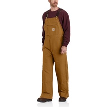 CARHARTT Duck Insulated BIB Overall 104393 - braun L