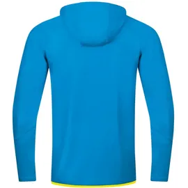 Jako Challenge Trainingsjacke mit Kapuze blau/neongelb XL