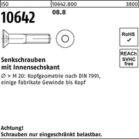 Industrial Quality Supplies DIN 7991/ISO 10642 Senkschraube 8.8 Stahl