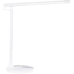 Schreibtischlampe LED Metall weiß 38 cm verstellbar DRACO