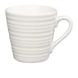 Gastronoble Olympia Cafe Aroma Tassen | 34cl | Spülmaschinen geeignet | weiß | 12 Tassen