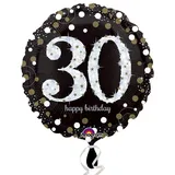 amscan® Sparkling Birthday 30 - Standard Circle