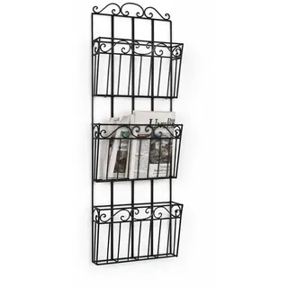 DanDiBo Ambiente DanDiBo Wandregal Zeitungsständer 09911 Magazinhalter 101 cm Küchenregal Zeitungshalter
