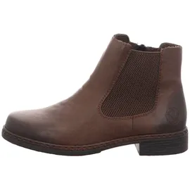 Rieker Chelseaboots klassischem Look schmale Form braun