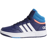 adidas Hoops Mid Shoes Basketball Shoe, Dark Blue/Blue Rush/Turbo, 38 2/3 EU