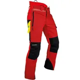 Schnittschutzhose "GLADIATOR II" Kl.2 - XXL - Rot