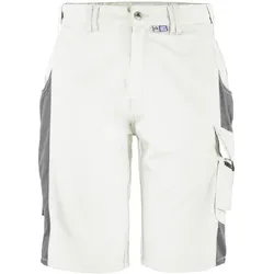 Shorts "BESTWORK NEW" - 50 - weiß/grau