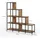 Vicco Bücherregal Fyrk 120 x 120 x 30 cm Schwarz